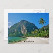 Koh Phi Phi, Thailand Postkarte (Vorne/Hinten)