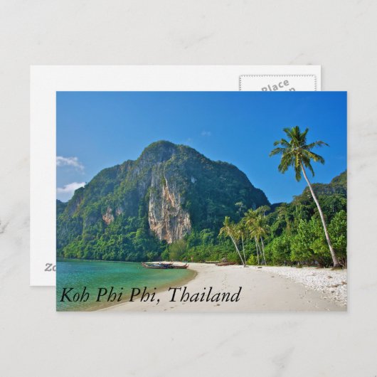 Koh Phi Phi, Thailand Postkarte (Vorne/Hinten)
