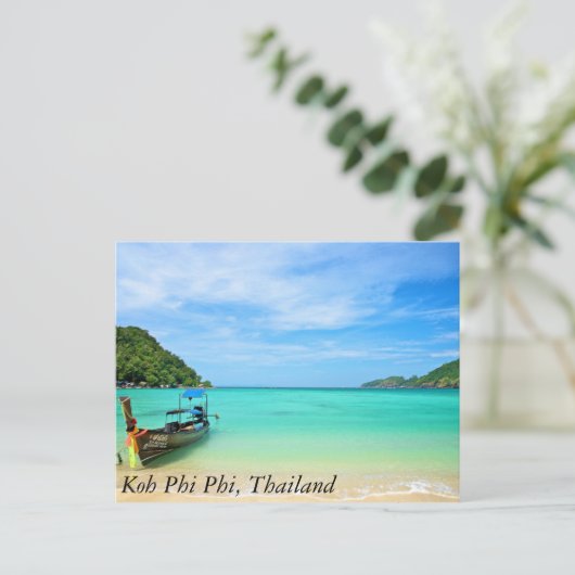 Koh Phi Phi, Thailand Postkarte (Stehend Vorderseite)