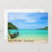 Koh Phi Phi, Thailand Postkarte (Vorne/Hinten)