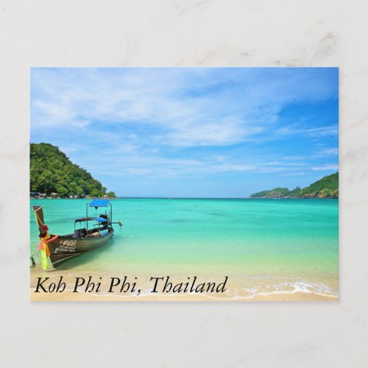 Koh Phi Phi, Thailand Postkarte (Vorderseite)