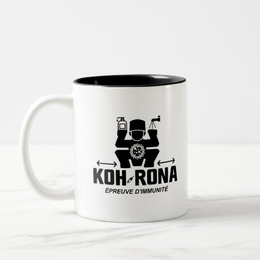 KOH-RONA, IMMUNITÄTSTEST! ZWEIFARBIGE TASSE (Links)