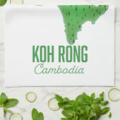 Koh Rong Kambodia Geschirrtuch (Gefaltet)