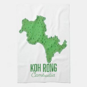 Koh Rong Kambodia Geschirrtuch