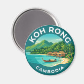 Koh Rong Kambodscha Magnet (Vorderseite/Rückseite)