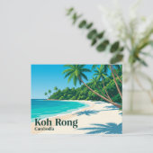 Koh Rong Kambodscha Postkarte (Stehend Vorderseite)