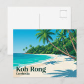Koh Rong Kambodscha Postkarte (Vorne/Hinten)