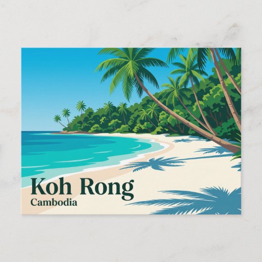 Koh Rong Kambodscha Postkarte (Vorderseite)