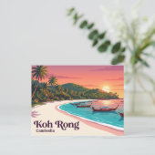 Koh Rong Kambodscha Postkarte (Stehend Vorderseite)