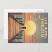 Koh Rong Sanloem Postkarte (Vorne/Hinten)