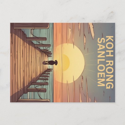 Koh Rong Sanloem Postkarte (Vorderseite)