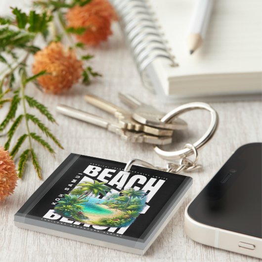 Koh Samui Island Thailand Schlüsselanhänger (Vorderseite rechts)