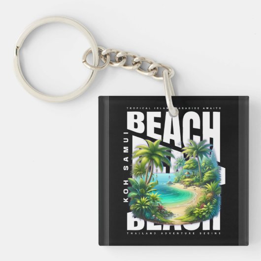 Koh Samui Island Thailand Schlüsselanhänger (Vorderseite)