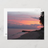 Koh Samui Ocean Sunset in Thailand Postkarte (Vorne/Hinten)