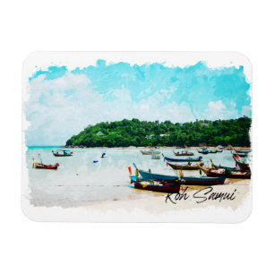 Koh Samui Thailand Beach Paradies Magnet
