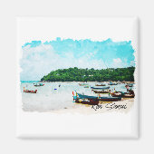 Koh Samui Thailand Beach Paradies Magnet (Vorne)