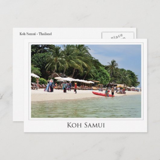 Koh Samui - Thailand Postkarte (Vorne/Hinten)