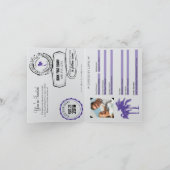 Koh Samui Thailand Wedding Passport Einladung (Innenseite)