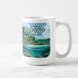 Koh Tao Thailand Asia Scuba Diving Beach Island Kaffeetasse