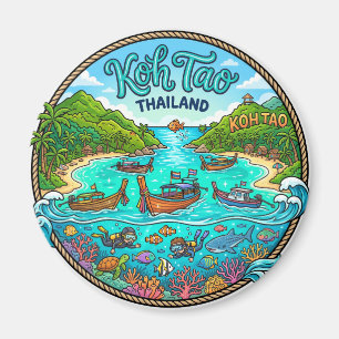 Koh Tao Thailand Magnet