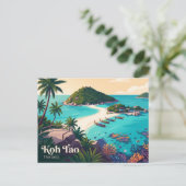 Koh Tao Thailand Postkarte (Stehend Vorderseite)