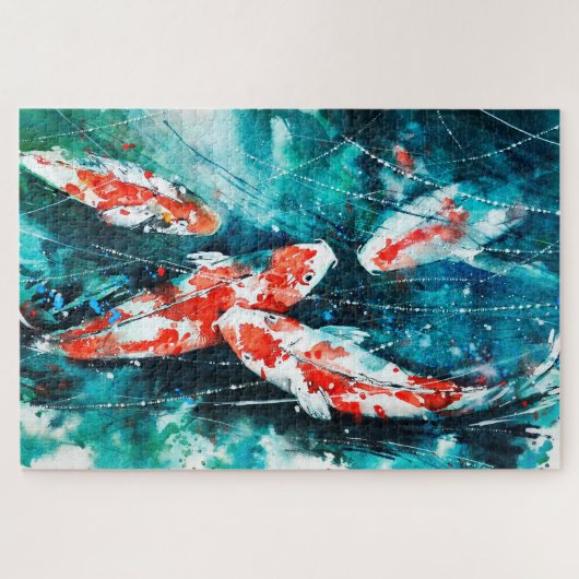 Kohahu Koi Carp Fish Puzzle (Horizontal)