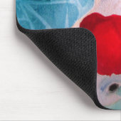 Kohaku Koi 2 Japanische Aquarell-Kunst Mousepad (Ecke)