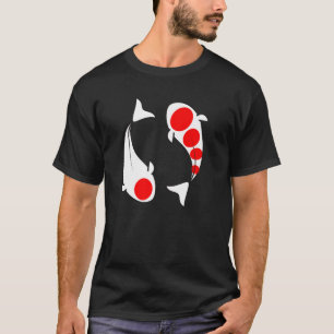 Kohaku Koi Fisch Glück Feng Shui Japan Nishikigoi T-Shirt
