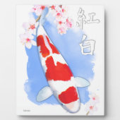 Kohaku Koi Fotoplatte (Vorderseite)