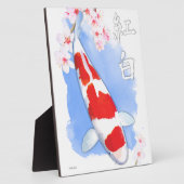 Kohaku Koi Fotoplatte (Seite)