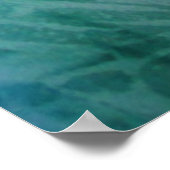 Kohaku Koi II Aquarell Originalkunst Poster (Ecke)