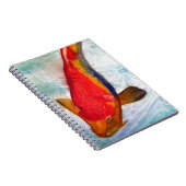 Kohaku Koi Japanische Aquarellkunst Notizblock (Rechte Seite)