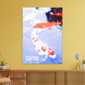 Kohaku koi japanisches Fischreisepaket Japan Leinwanddruck (Insitu (Wohnzimmer))