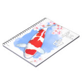 Kohaku Koi Notizblock (Linke Seite)