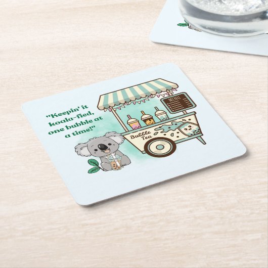 Kohala halten - Zitat Rechteckiger Pappuntersetzer (angewinkelt)