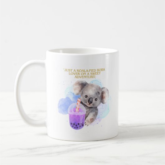 Kohala Zitat - einfach kohala boba Abenteuer Kaffeetasse (Links)