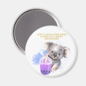 Kohala Zitat - einfach kohala boba Abenteuer Magnet (Vorderseite/Rückseite)