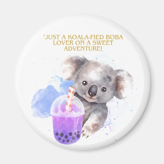 Kohala Zitat - einfach kohala boba Abenteuer Magnet (Vorne)