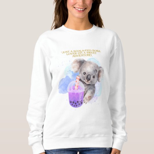 Kohala Zitat - einfach kohala boba Abenteuer Sweatshirt (Vorderseite)