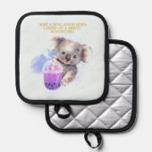 Kohala Zitat - einfach kohala boba Abenteuer Topflappen (Vorderseite/Rückseite)