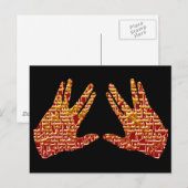 Kohen Hands Postkarte (Vorne/Hinten)