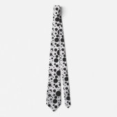 Kohl Black Polka Dot Pattern Krawatte (Vorderseite)