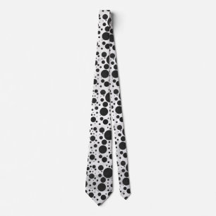 Kohl Black Polka Dot Pattern Krawatte
