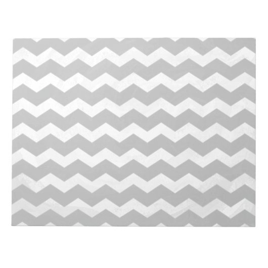 Kohl Black Zickzack Pattern Notizblock (Vorderseite)