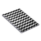 Kohl Black Zickzack Pattern Notizblock (Rechte Seite)