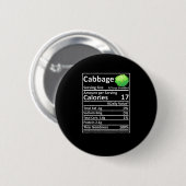 Kohl Ernährung Fakten Erntedank Kostüme Button (Vorne & Hinten)