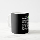 Kohl Ernährung Fakten Erntedank Kostüme Kaffeetasse (Vorderseite Links)