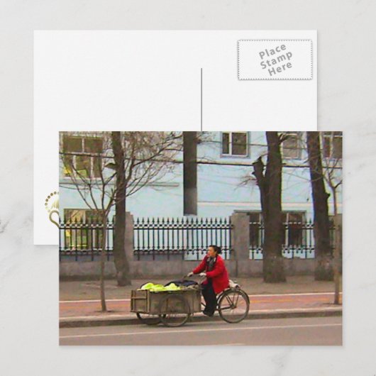 Kohl für Kimchi Postkarte (Vorne/Hinten)