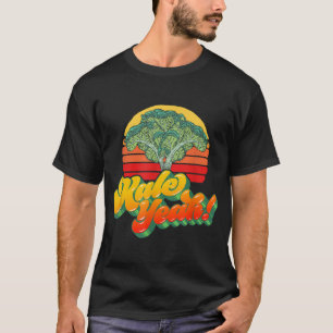 Kohl Ja Lustiges Gemüse Vintage Retro 80er Sonnenu T-Shirt