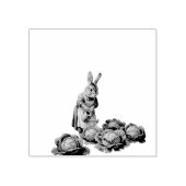 Kohl-Kaninchen Gummistempel (Prägung)